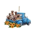 thumbnail image 2 of RKSTN Fall Decorations for Home Mignon Voiture Chien Pendentif Ornements Suspendus Decorations, 2 of 2