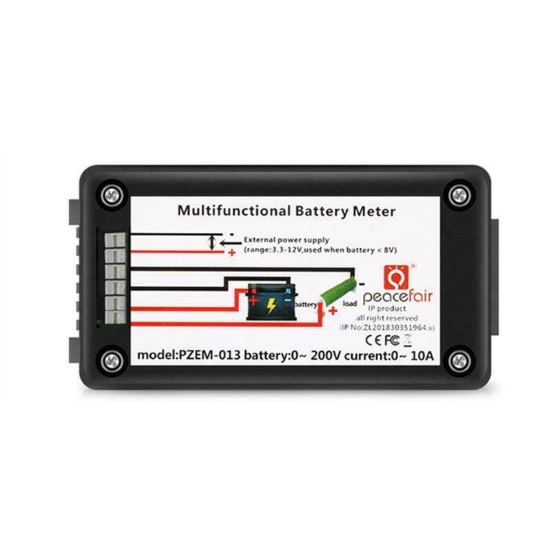 Digitalmultimeter Charge-Discharge Batterietester 0-300A Dc 200V Volt Amp Meter 