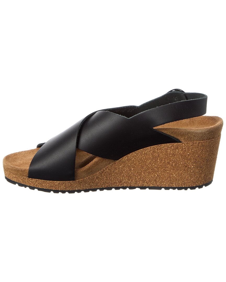 Papillio by Birkenstock Samira Narrow Leather Sandal, 39, Black