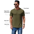 thumbnail image 2 of COOFANDY Men's Short Sleeve T-Shirts Crew Neck Casual Summer T Shirts 3 Pack Basic Tee Shirt, 2 of 6