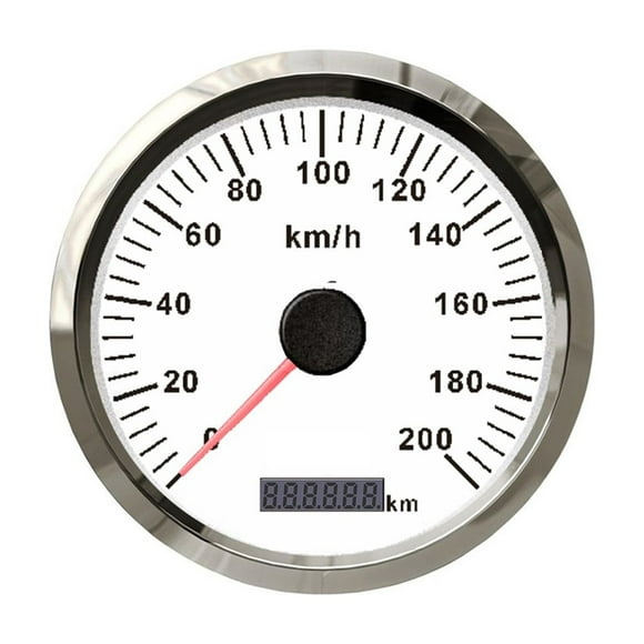 Waterproof 110mm 0-200km/h GPS Speedometer Speed Gauge Total Mileage With Red/Yellow Backlight 12V/24V For Car Boat Truck ,High Precision
