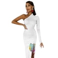 thumbnail image 6 of West Highland Terrier Love - A Bright and Colorful Watercolor Style Gift Half Dleeve Split Dress Woman clothes Clothing, 6 of 7