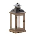 thumbnail image 1 of Large Rustic Wood Lantern, 1 of 1