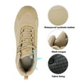 thumbnail image 3 of Nortiv8 Men's Ankle Waterproof Hiking Boots Lightweight Backpacking Work Shoes BEIGE Size 7, 3 of 8