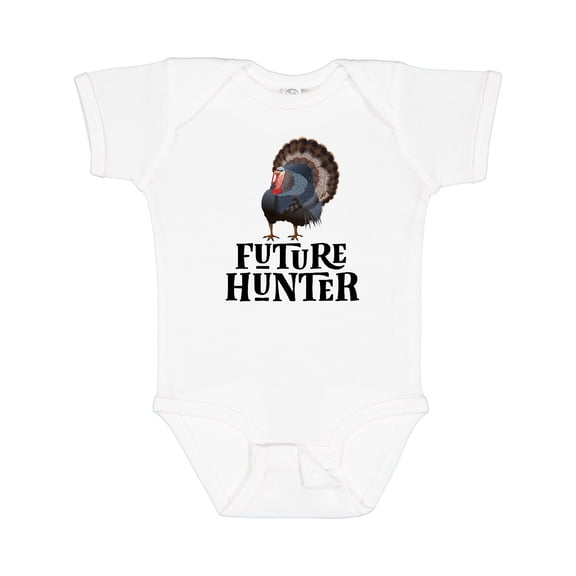 Inktastic Turkey Hunting Future Hunter Boys Baby Bodysuit