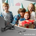 thumbnail image 3 of iScooter Go Kart Attachment For Hoverboard,Hoverboard For Kids Cart Clearance,Adjustable Hover Cart For Adult-Black, 3 of 9