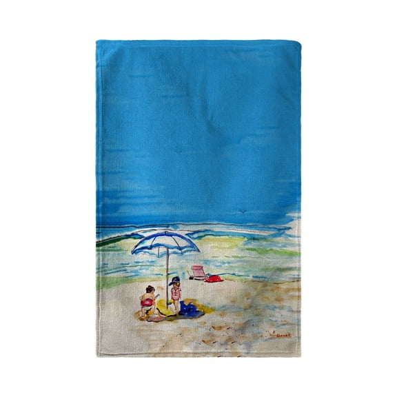 Betsy Drake BT391 30 x 50 in. Playing on The Beach Beach Towel