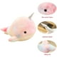 thumbnail image 3 of Juguete de Peluche BuyWeek Narval 28 cm Piel de conejo artificial, 3 of 5