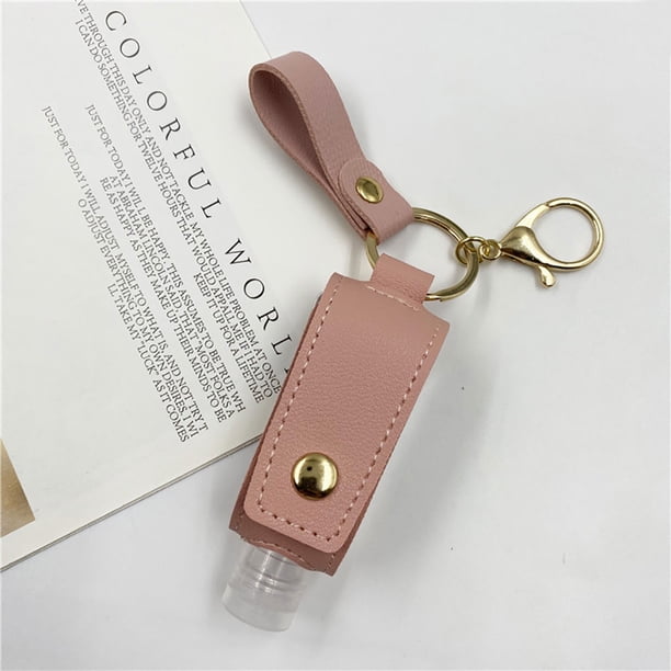 Fiudx Llavero de Botella de Viaje, Botellas Vacías Rellenables, Dispensador de Líquido a Prueba de Fugas, Práctico para Artículos de Tocador, Diseño Ligero, Fácil de Colocar En Bolsos y Llaves, Versá