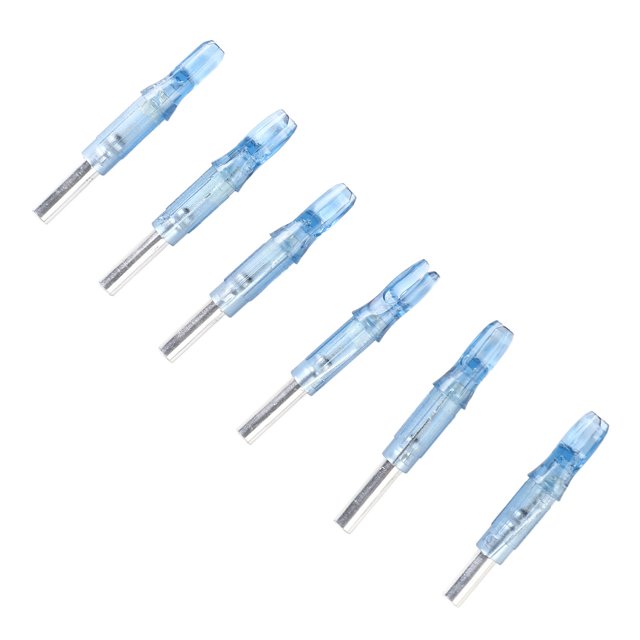 6Pcs LED Lighted Nocks 6.2mm Inner Diameter Arrows, High Visibility,Waterproof, Easy to Find