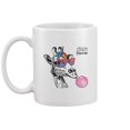 thumbnail image 2 of Funny Giraffe In Rainbow Glasses Mug -Image by Shutterstock, 2 of 3