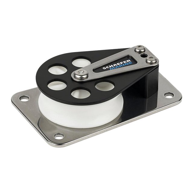 Schaefer Series 7 Gerbe Plate Base-Aluminium Joue-Delrin