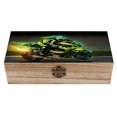 thumbnail image 1 of Moto Caja Organizadora de Madera Rústica - Caja Decorativa Multifuncional para Escritorio, Hogar, Oficina, Joyas y Manualidades, 1 of 6