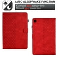 thumbnail image 2 of Dteck Smart Case for Samsung Galaxy Tab S6 Lite 10.4-inch 2022/2020 (P613/P619/P610/P615),Magnetic Leather Card Holder Wallet Case Shockproof Rubber Kickstand Cover with Pencil Holder,Red, 2 of 5