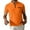 Orange, variant on Klisyaur Men's T Shirts Quarter Zip Casual Comfortable Tops with Pockets Mock Neck Short Sleeve Shirt for Men