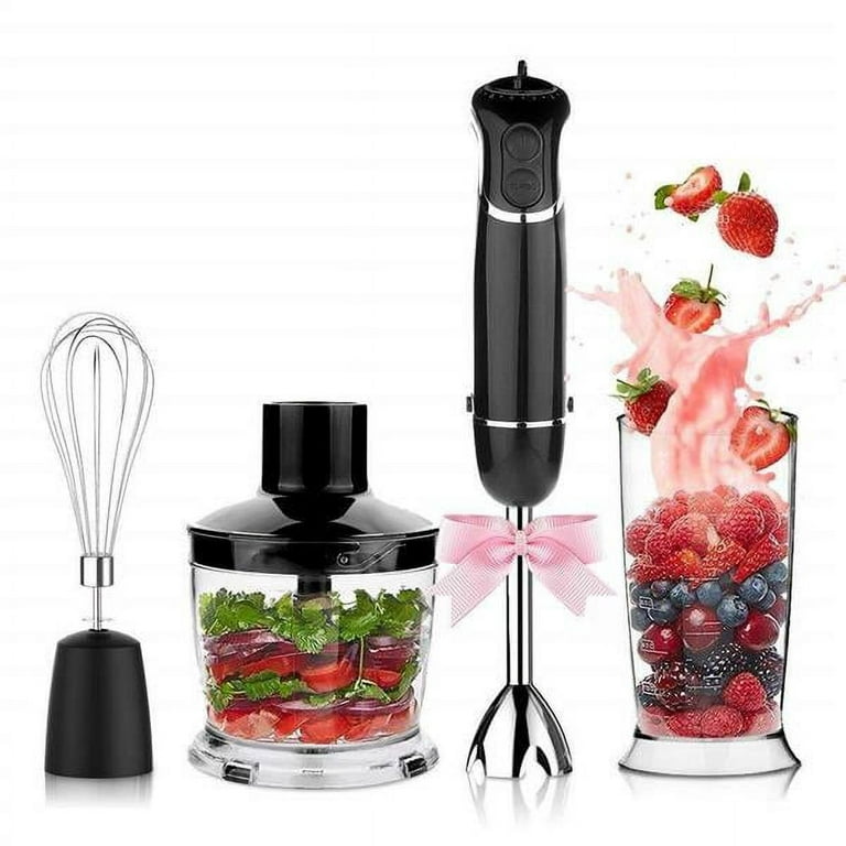 Hand Blender, Smart Electric 800W, 12 Speed and Turbo Mode, 4-in-1