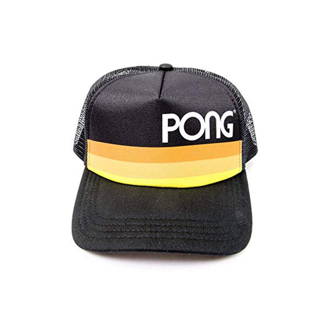 Atari Baseball Cap ATARI Pong Black Trucker Hat New TC05949ARIM