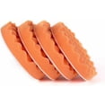 thumbnail image 3 of 4 thick waffle polishing pads, orange, 3 of 4