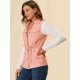 thumbnail image 4 of Chaleco Tipo Anorak Estilo Cargo Ligero Con Cordón Para Mujer Rosa M, 4 of 6