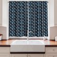 thumbnail image 2 of Ambesonne Sun and Moon Kitchen Curtains, Heavenly Bodies, 55"x45", Violet Blue Grey, 2 of 3