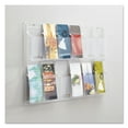 thumbnail image 3 of Safco Reveal Clear Literature Displays, 12 Compartments, 30" W x 2" D x 20.25" H, Clear, 3 of 4