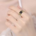 thumbnail image 3 of Anillo de hilo rizado de alta resistencia para mujeres Anillo avanzado de moda y versátil Anillo de dedo índice abierto y ajustable, 3 of 8