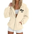 thumbnail image 2 of Hoodies for Women Hawaii Print Basic 2026 Sweatshirts Casual Lightweight Crewneck Long Sleeve Pullover Tops, 2 of 4
