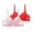 Red, variant on oqasdz Women Bras Fashionable Lace Gathering Bra Adjustable Pair Of Thin Cup Underwear Bra