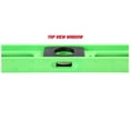thumbnail image 6 of Hyper Tough 24-Inch 3 Vial Poly Level, High Viz Green, 6 of 9