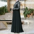 thumbnail image 1 of Robe Kimono pour Femmes Burqa Arabe Imprimée Robe Festa Dubai Robe Turque Vêtements Islamiques Robe Musulmane Femmes 2024, 1 of 7