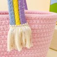 thumbnail image 3 of Bolso tejido para niños, bolsos simples con lazo a la moda, exquisitos para viajes de niños (rosa) Sywqhk Para Estrenar, 3 of 8