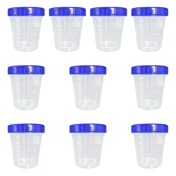Shoreew 10Pcs 4 Oz Salad Dressing Containers Set for JSCARES Leakproof Stackable Small Containers with Lids Reusable Clear Plastic Dip Cups for Snacks Fruits Sauces
