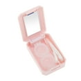 thumbnail image 2 of Unique Bargains 1 Set Contact Lens Case Contact Lens Container Contact Lens Carrier Strawberry Pattern 1.61"x2.4"x0.79" Pink, 2 of 5