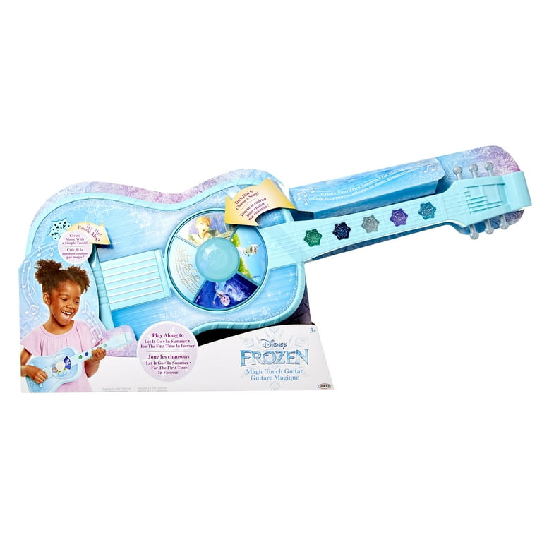 Disney Frozen Magic Touch Guitar Plays Let It Go In Summer And For The First Time In Forever Create Your Own Tunes Sign Strum To Your Favorite