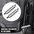thumbnail image 2 of Unique Bargains 2pcs Door Strap Swing Doors Limiting Check Straps Nylon for Jeep Wrangler TJ JK JKU JL JLU YJ for Gladiator JT 2/4 Door 87-21 Gray, 2 of 6