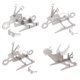 thumbnail image 3 of Kearding Estante para asar pollos, soporte extraíble para asar a la parrilla de acero inoxidable, barbacoa doméstica portátil en forma de motocicleta Cocina y Comedor Estrella Kearding HA012089-02, 3 of 6