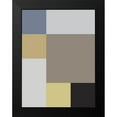 thumbnail image 2 of Grayscale 15x18 Black Modern Framed Museum Art Print Titled - Soft Blocks XIX, 2 of 5
