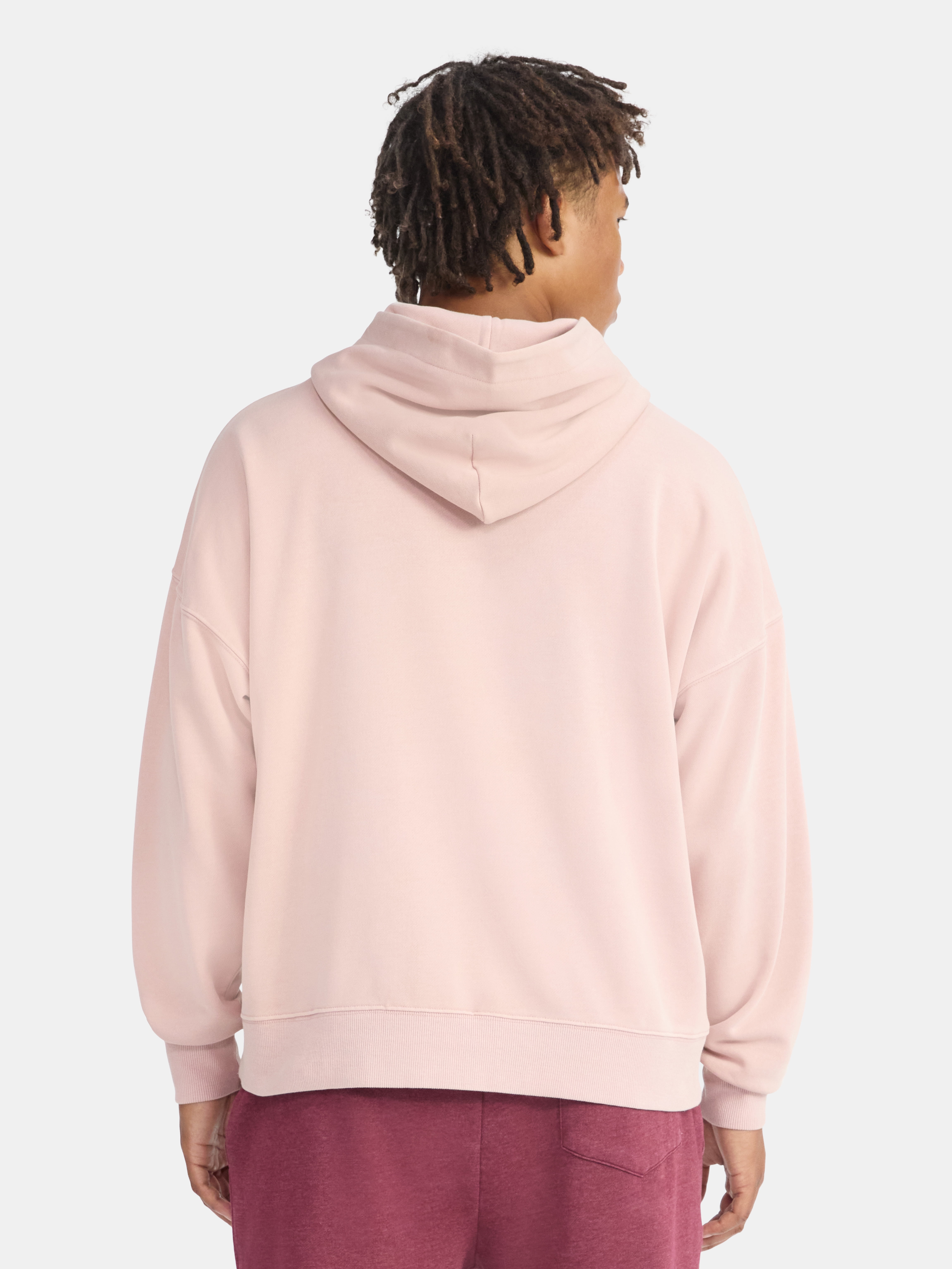 No Boundaries Boxy Fit Cropped Sweatshirt Hoodie, Men's & Big