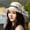 Beige, variant on Organza Fascinators Hats for Women Summer Beach Wide Brim Sun Hat Polka Dots Cocktail Tea Party Wedding Bridal Flower Hat