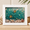 Sea Turtle, variant on DIY Ocean Mosaic Framed Art Kit for Adults, Coastal Sea Turtle Craft Set with Display Frame, Decorative Accents, Tools, and Step-by-Step Guide