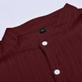 thumbnail image 6 of ZZHZGZ Fourth of July Mens Denim Shirts Long Sleeve Men Solid Color and Linen Striped Jacquard Casual Loose Sleeved Shirt European and Business Trend Top Fourth of July Mens Tie Dye T Shirts S, 6 of 7