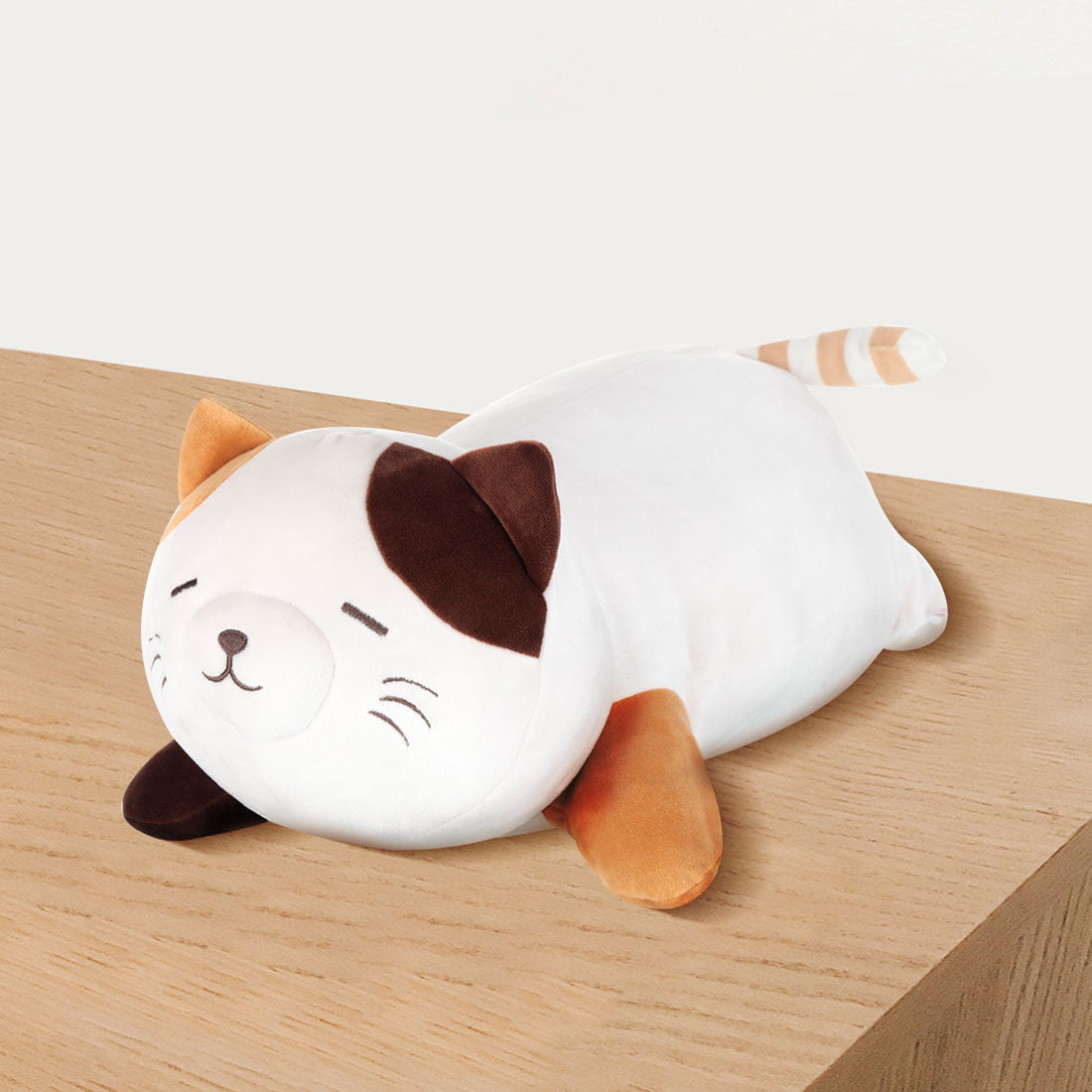 MINISO Sushi Wasabi Cat Plush Toy Stuffed Animal Plushies Doll Gift Pillow for Boy Girls Home Decor Napping White 