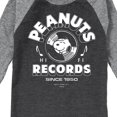 thumbnail image 3 of Peanuts - Records Snoopy Vinyl - Toddler & Youth Raglan Graphic T-Shirt, 3 of 7