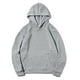 thumbnail image 1 of pstuiky Camisas de manga larga abrigadas para hombre, Sudadera con capucha deportiva de manga larga para hombre, estilo relajado y liso Tops de talla grande para hombre xxl, 1 of 5