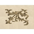 thumbnail image 1 of Ahgly Company Machine Washable Indoor Rectangle Transitional Vanilla Gold Area Rugs, 5' x 7', 1 of 7