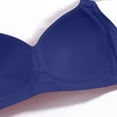 thumbnail image 4 of Women's Everyday Push Up Underwire Bra - Lightly Padded Plunge, Comfort T-Shirt Bra with Lift Up, Ideal for Daily & Casual Wear Royal Blue 46, 4 of 5