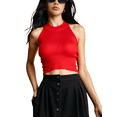 thumbnail image 1 of Blusa Crop Cuello Halter Canale Diseño Elegante y Comodidad, 1 of 5