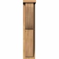 thumbnail image 2 of 5 1/2"W x 10"D x 26"H Crestline Smooth Corbel w/Backplate, Western Red Cedar, 2 of 9