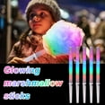 thumbnail image 3 of Glowing Marshmallows Sticks Colorful LED Glow Sticks Candy H0B7 Cotton C5J1, 3 of 7