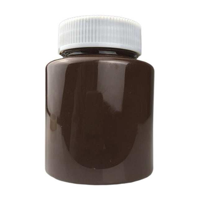 Pintura acrílica para cuero (100 ml / 4) para zapatos, zapatillas, chaqueta, bolso, cartera. marrón